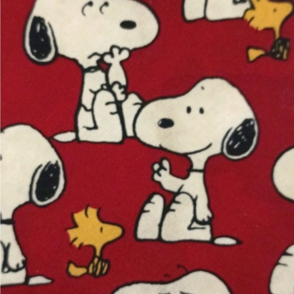 🐾🇺🇸Silk Snoopy Patterned Red Tie and Pink/Red Tie Set